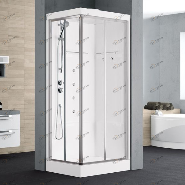 Novellini. Душевая кабина 90x70 см A HYDROMASSAGE с крышей ALBA ALBA7090SM1F1BALBA7090DM1F1B