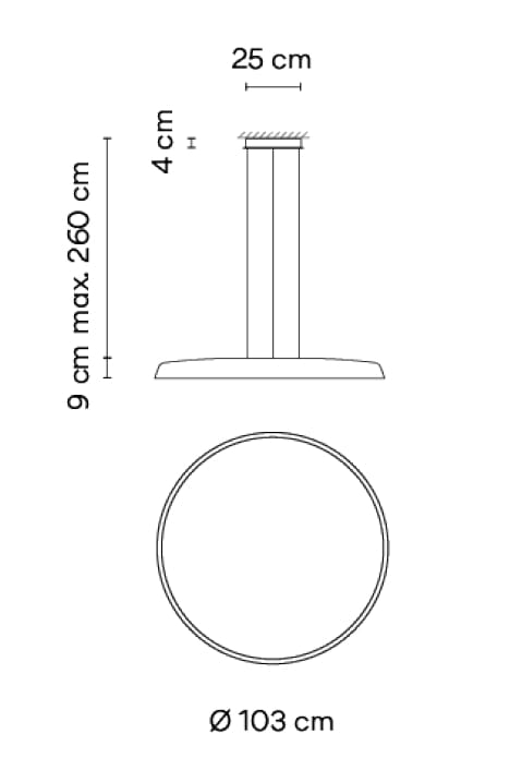 Затемняемый подвесной светильник Vibia Bigger ARCH-00115161 - Вид №22
