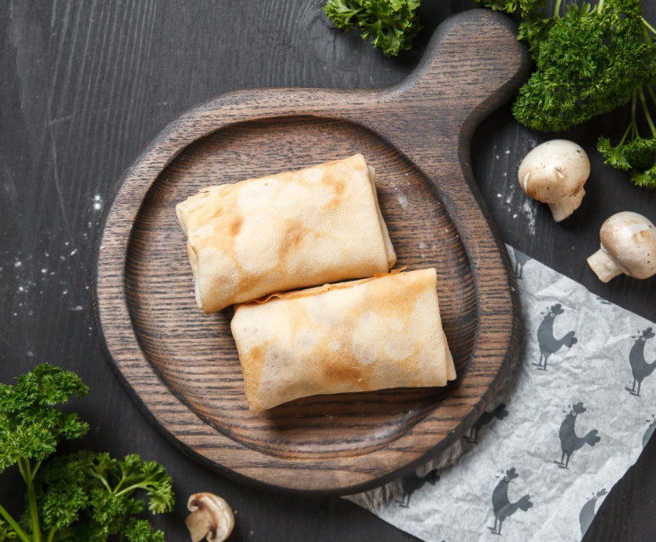 5793 Блины с грибами и сыром Вкусляндия 