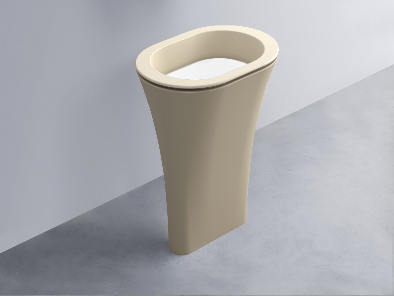 AMLA65-LN+AMPILO-BL+AMCOLO-AV Раковина Amedeo Ovale отдельностоящая cielo Enjoy + Amedeo Ceramica Cielo