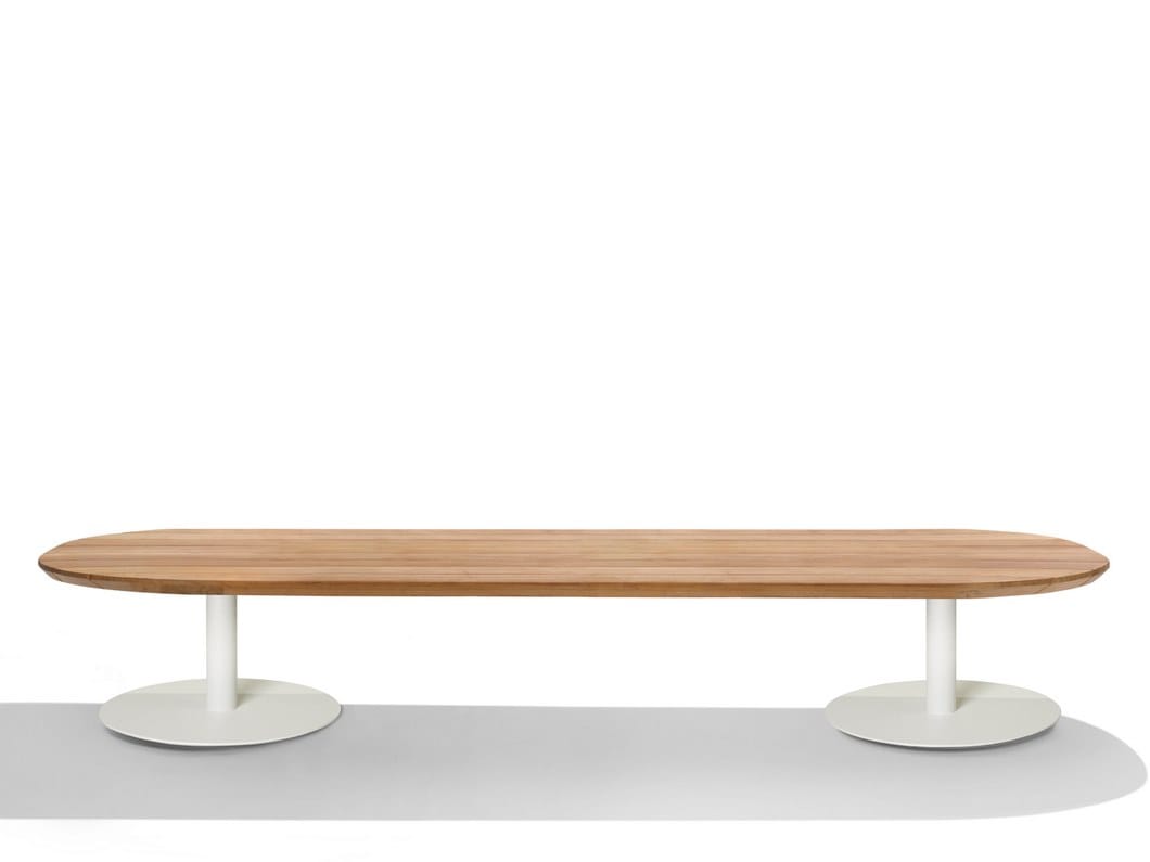 Низкий стол из тикового дерева TRIBÙ T-Table ARCH-00068605