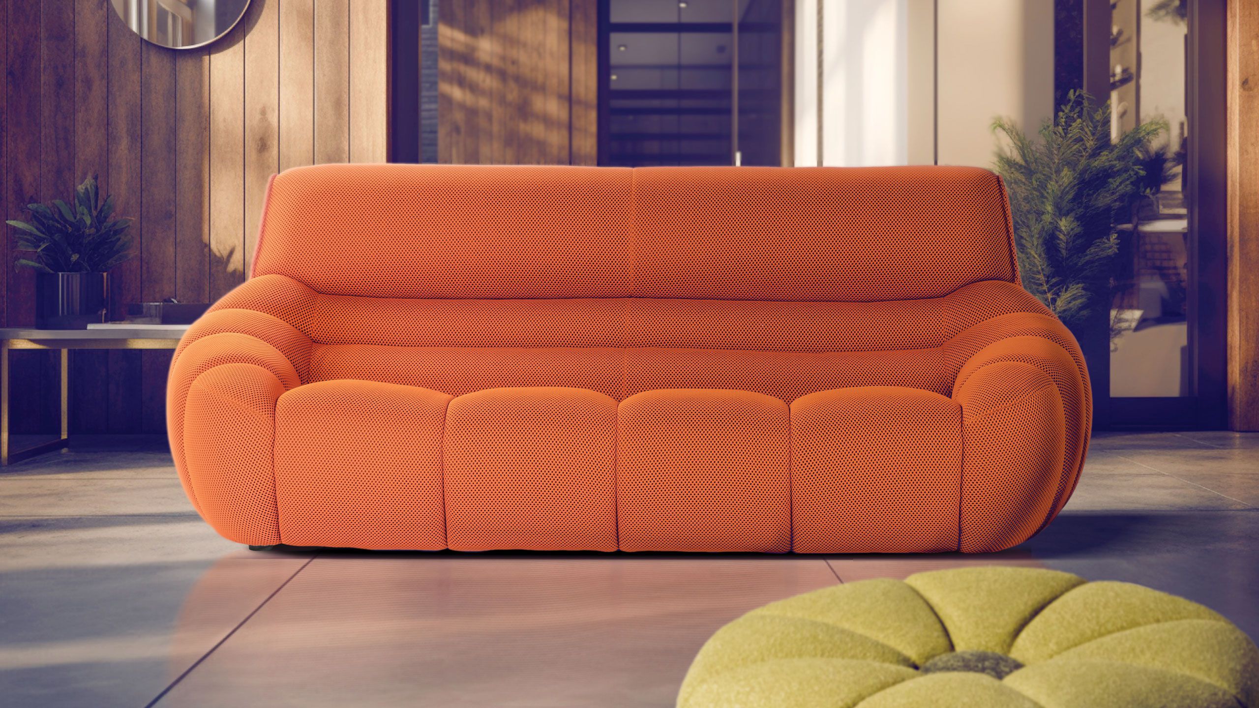 3-местный тканевый диван Calia Italia Modular ARCH-00142956 - Вид №6