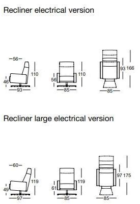 Rolf Benz Кресло из ткани с подставкой для ног sun-id-1402503 - Вид №4