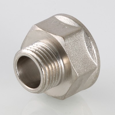 VTr.592.N.0604 Фитинг резьбовой – переходник Valtec 1" х 1/2"  - Вид №7