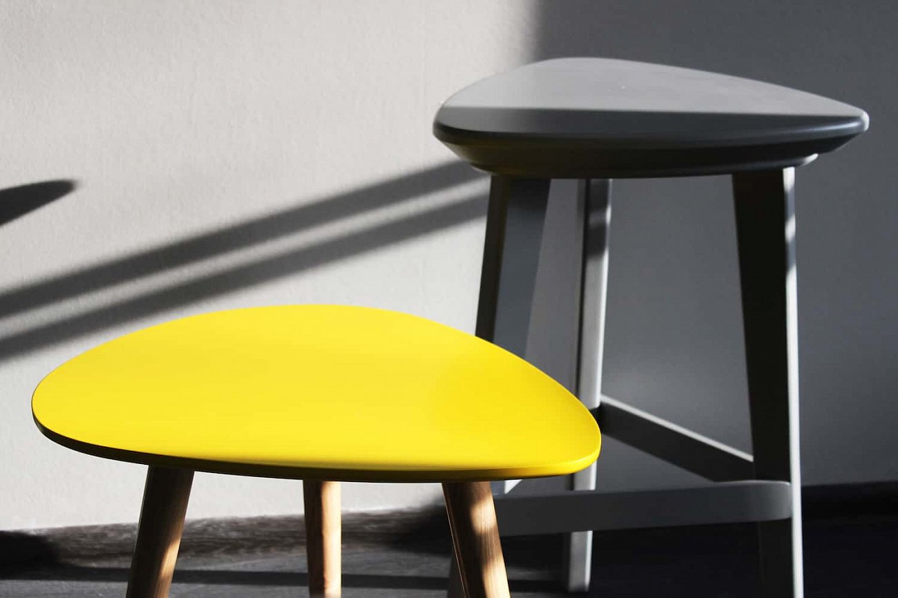 Кофейный столик с черными ножками кейл "Капля" WOODI  00-3966164 Зеленый  - Вид №4