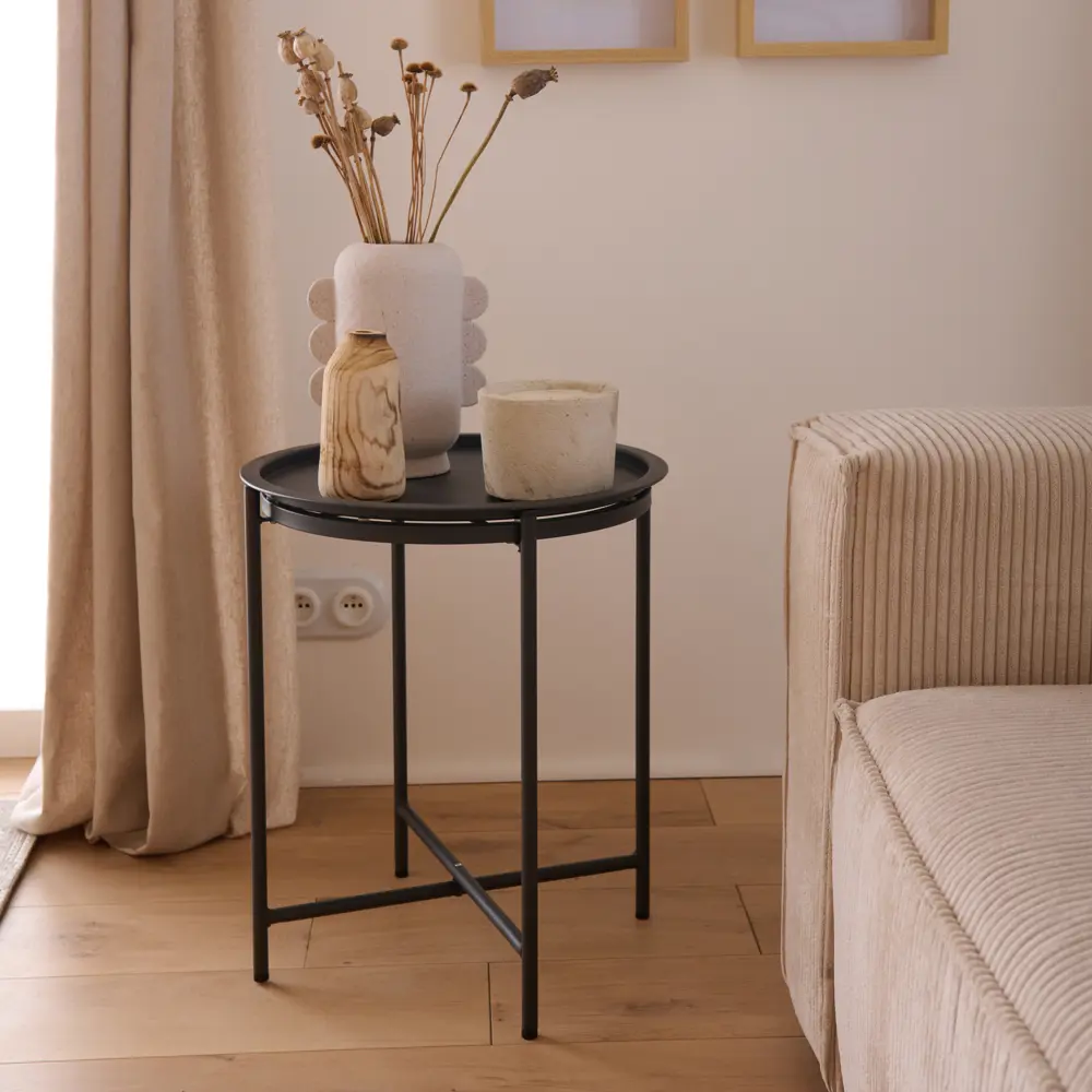 Стол садовый круглый NATERIAL Mobis - компактный переносной для террасы и дачи 83813044 STLM-0044647 - Вид №9