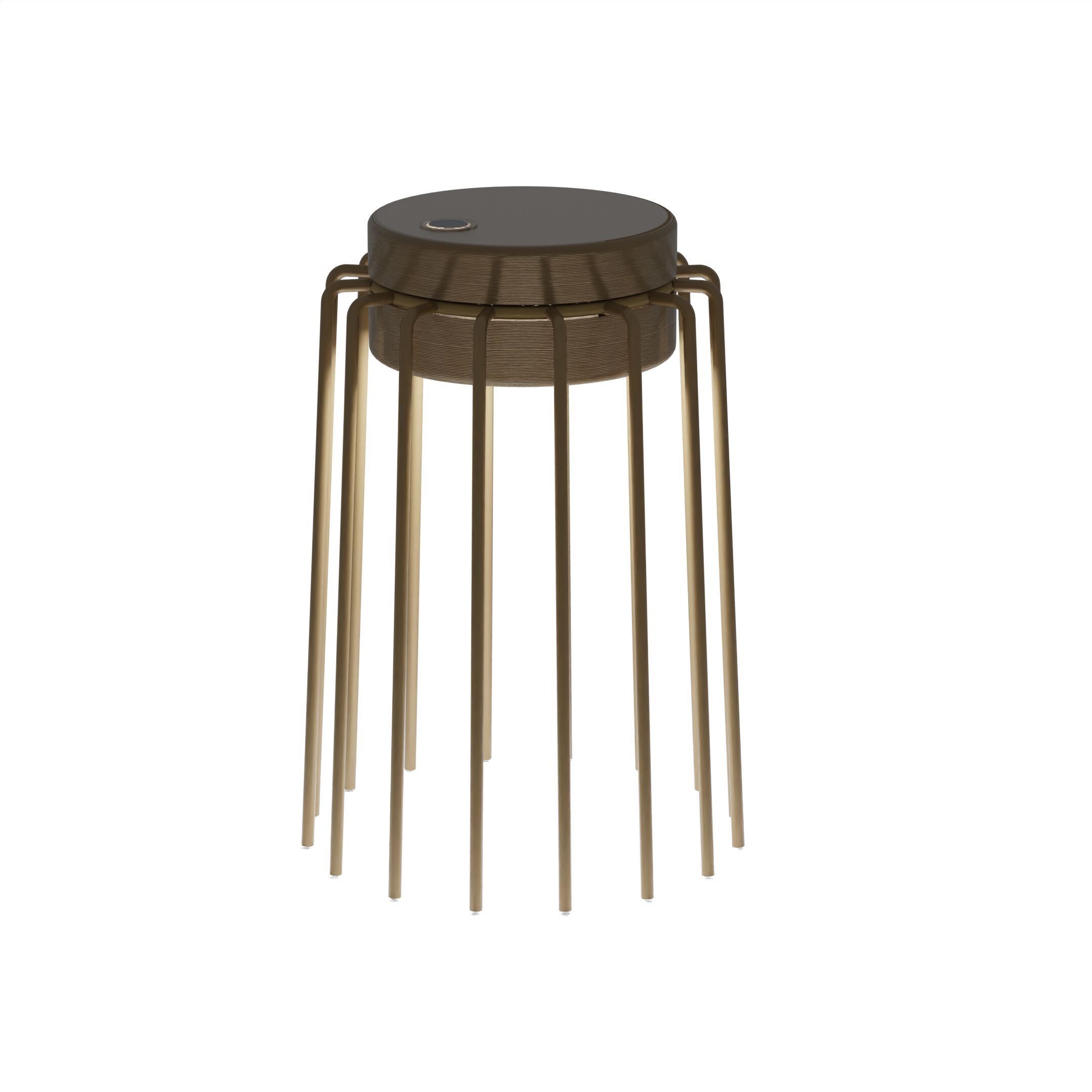 Перезаряжаемая настольная лампа с железным стержнем Pipedesign MEDUSA ARCH-00057485 - Вид №2