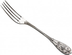 48017 Odiot Вилка десертная Odiot "Компьень" 19,4см (серебро 925) Серебро 925