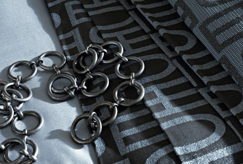 KOHRO Ткань с графическими мотивами sun-id-1432235 - Вид №1