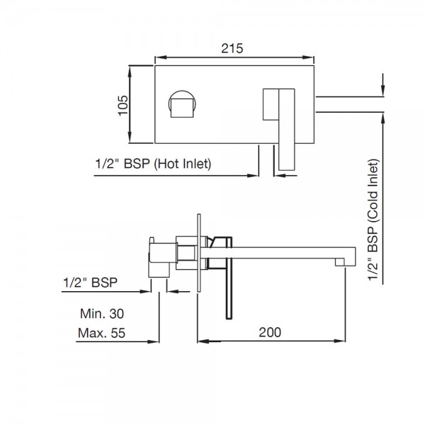 LEB-SSF-45233 Смеситель для раковины Artize Le Blanc Нержавеющая сталь  - Вид №1