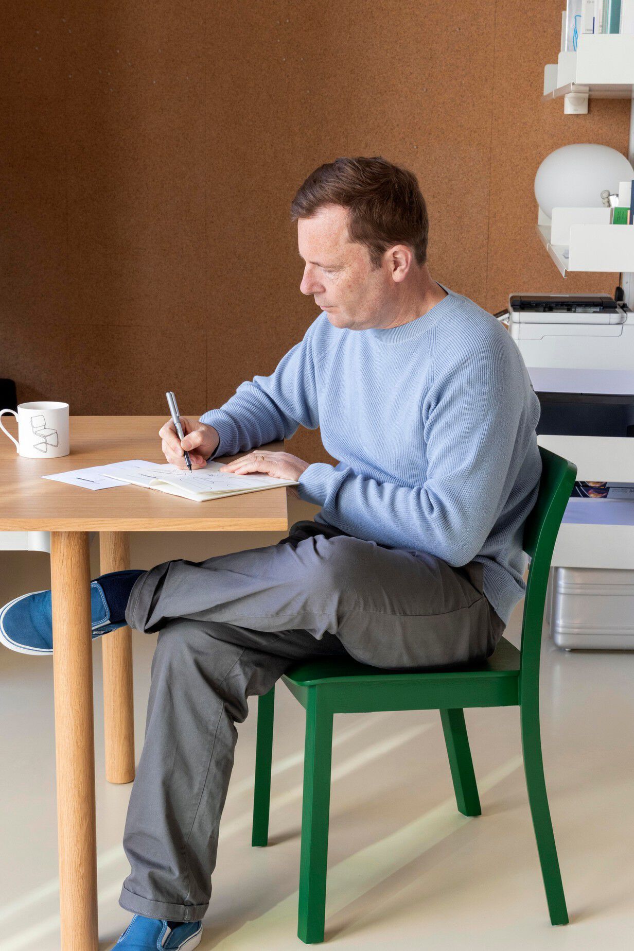 Круглый стол с алюминиевыми или твердыми дубовыми ножками Hay пристройка ARCH-00070353 - Вид №19