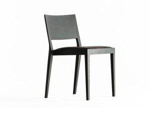 Стул из бука с мягким сиденьем