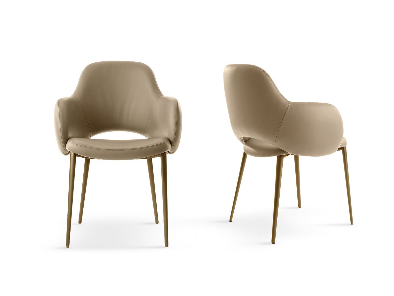 Мягкий стул с подлокотниками EFORMA силуэт ARCH-00080246 - Вид №1