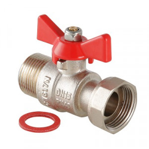 VT.260.N.0606 Кран шаровой с накидной гайкой и наружной резьбой Valtec 1"