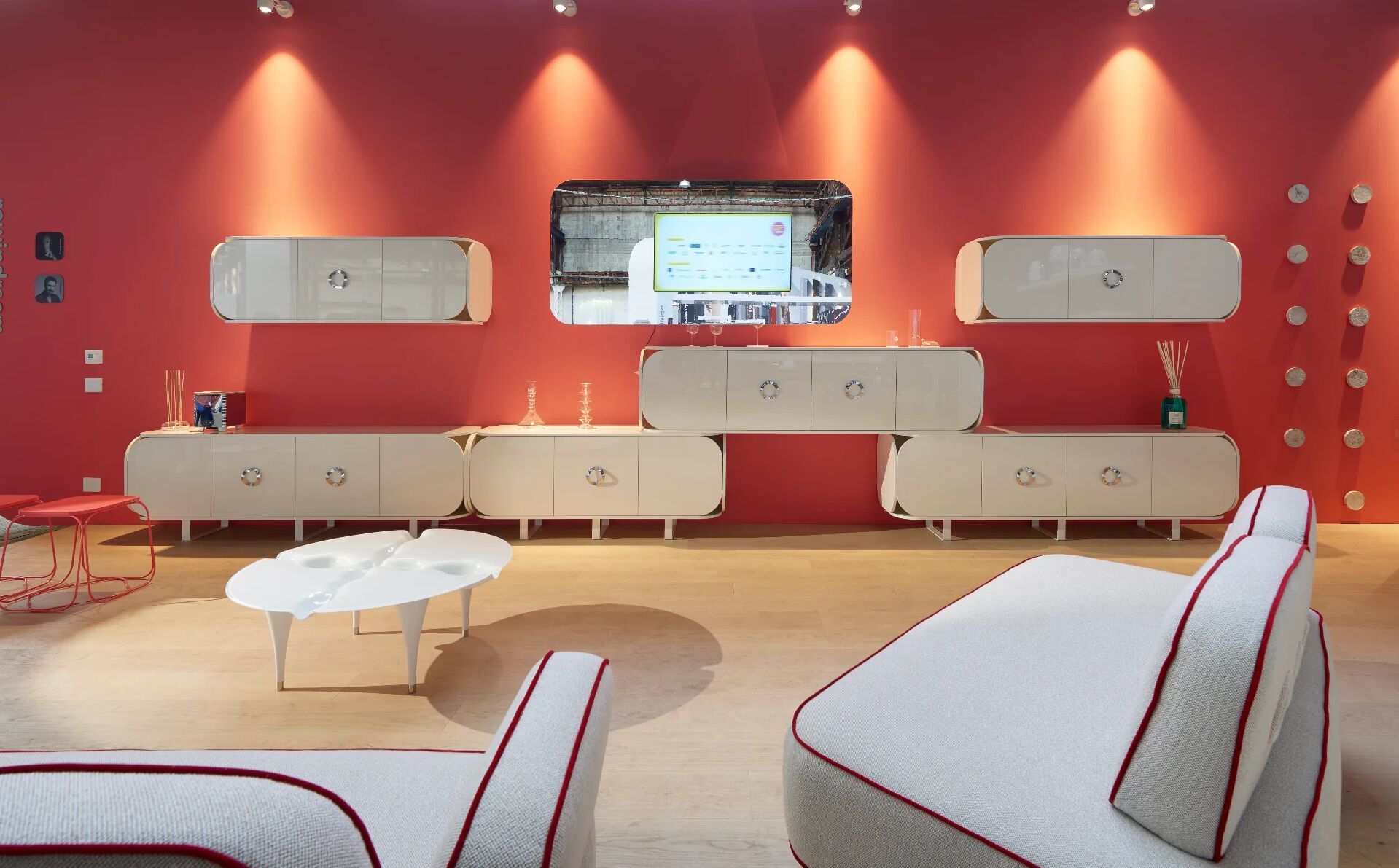 Круглый стеклянный журнальный столик PlusObject ARCH-00057158 - Вид №2