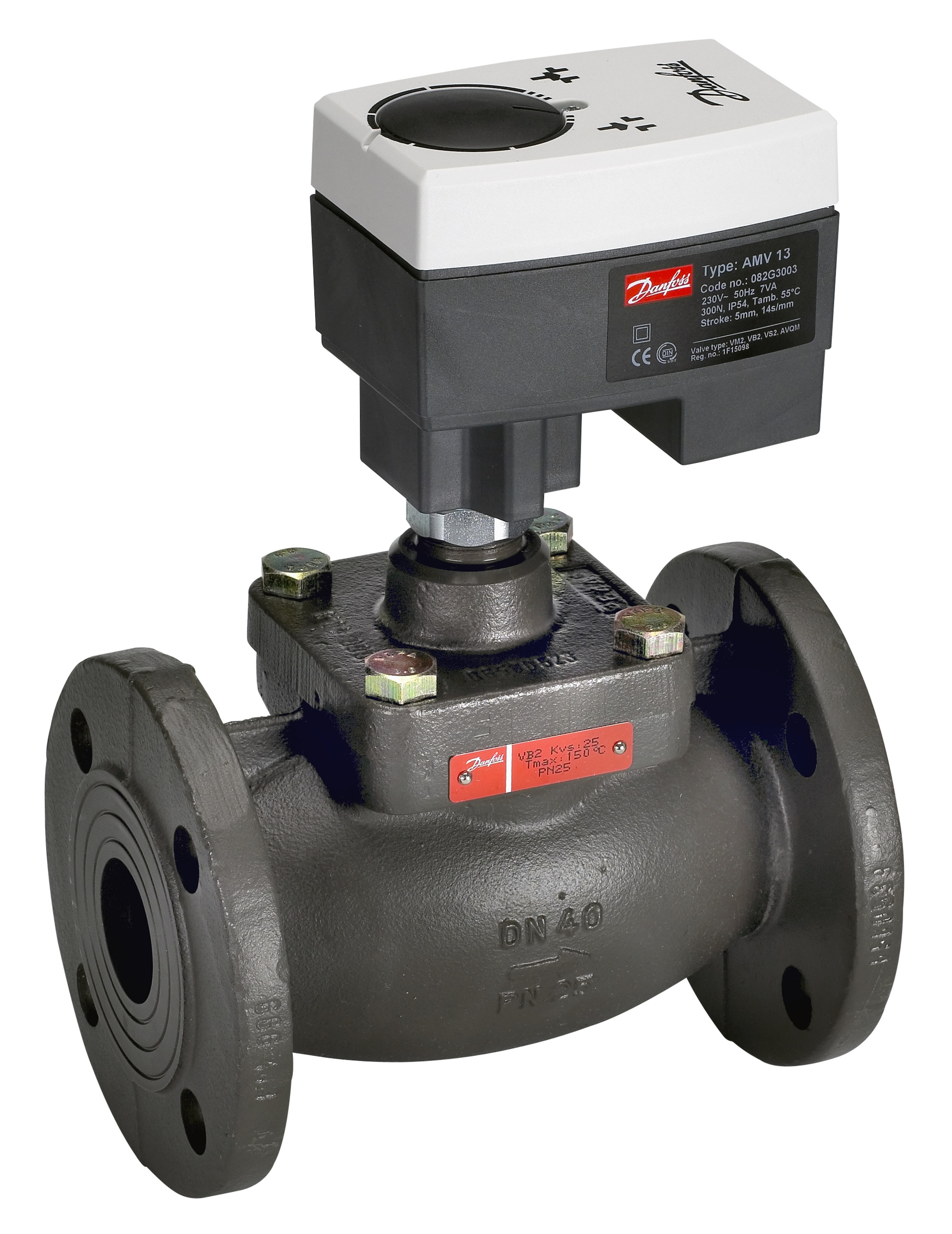 Danfoss Редукторные электроприводы с трехпозиционным управлением ARV 153 230В 3с/мм 082G6011  - Вид №24