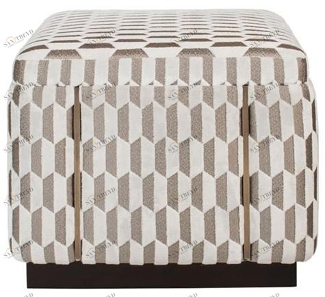 FRATO Квадратный пуф из ткани  Fup240005abr 