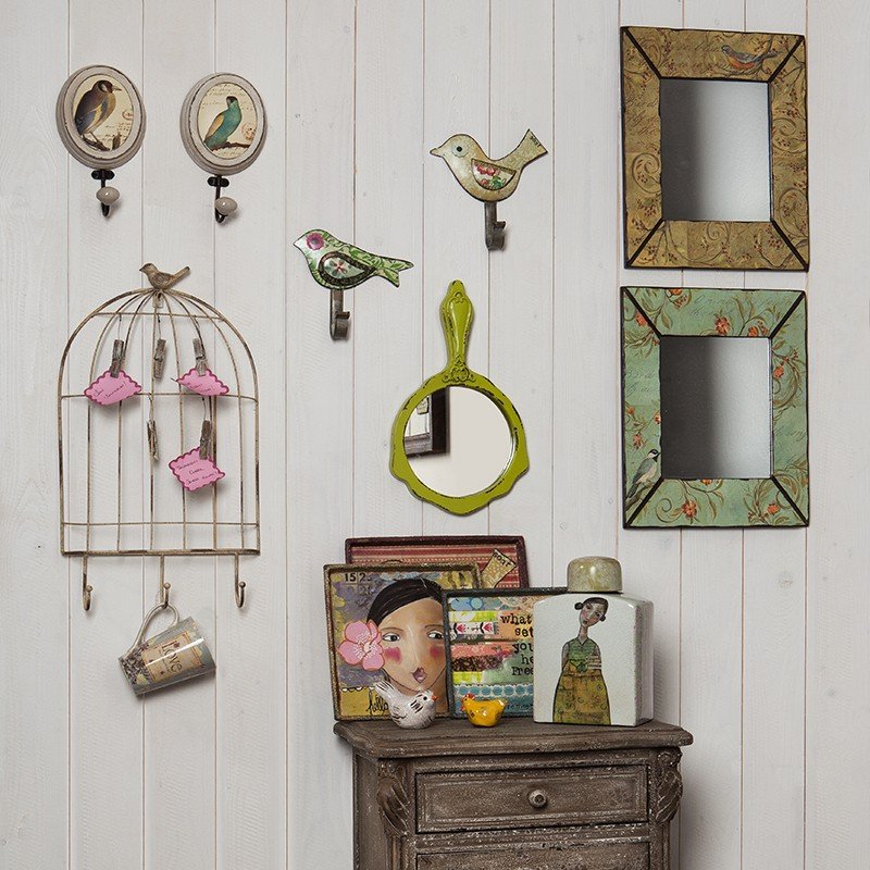 Зеркало прямоугольное настенное бежевое Biscuit Shargreen PUSHA ДИЗАЙНЕРСКИЕ 062584 Бежевый  - Вид №1