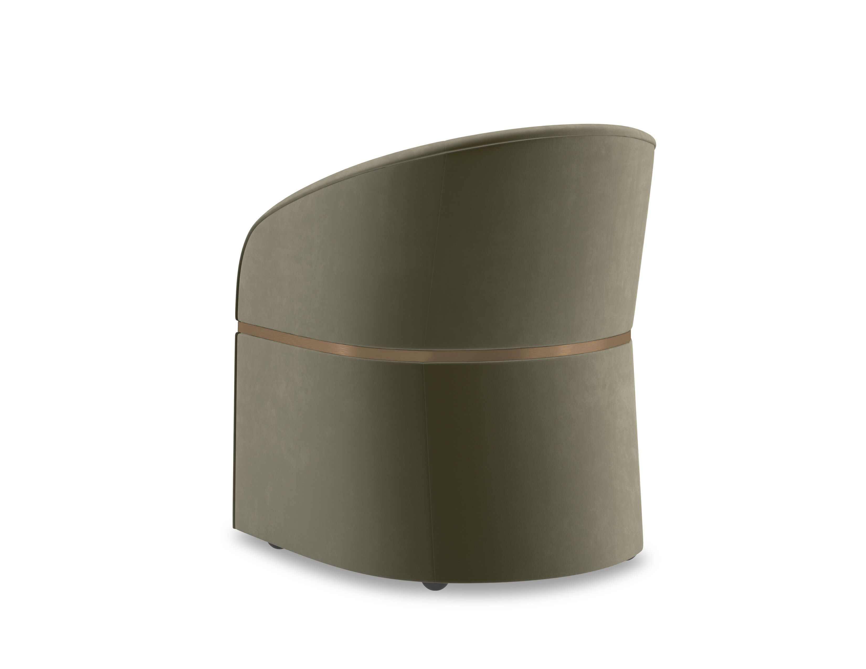 Бархатный мягкий стул с колесами Caracole DUNE ARCH-00050223 - Вид №2