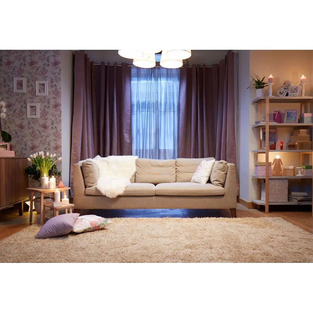 Обои на флизелиновой основе Inspire Silk 1.06х10 м Эффект шелка цвет синий STLM-2186780 - Вид №3