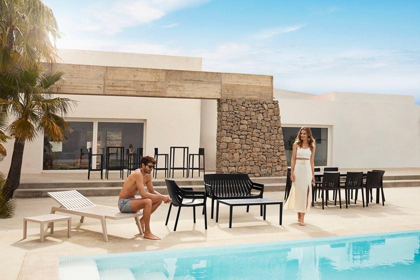 VONDOM Садовый лежак из полипропилена Spritz sun-id-1516541 - Вид №1