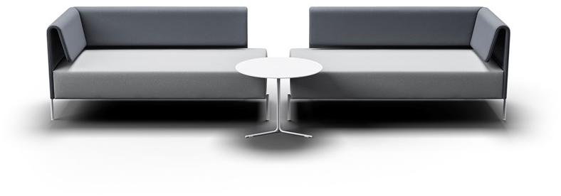 Kastel Кожаный диван с журнальной полкой по контракту Klint sun-id-1465648 - Вид №4