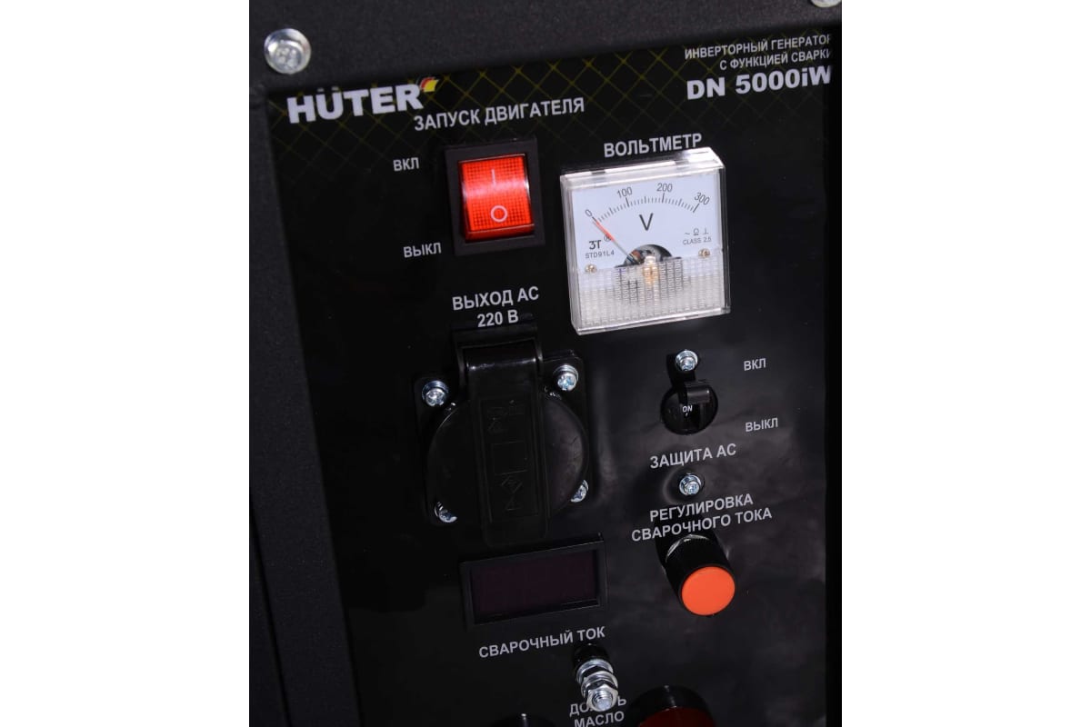 Электрогенератор   бензиновый Huter DN 5000iW 9100481 STDN-0069394 - Вид №7