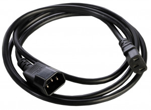 CBL-PWCD-0578 Eol power cord type iec (c14 to c13) 3 ft (14awg), 15a, 250v,hf,rohs/reach,pbf SuperMicro