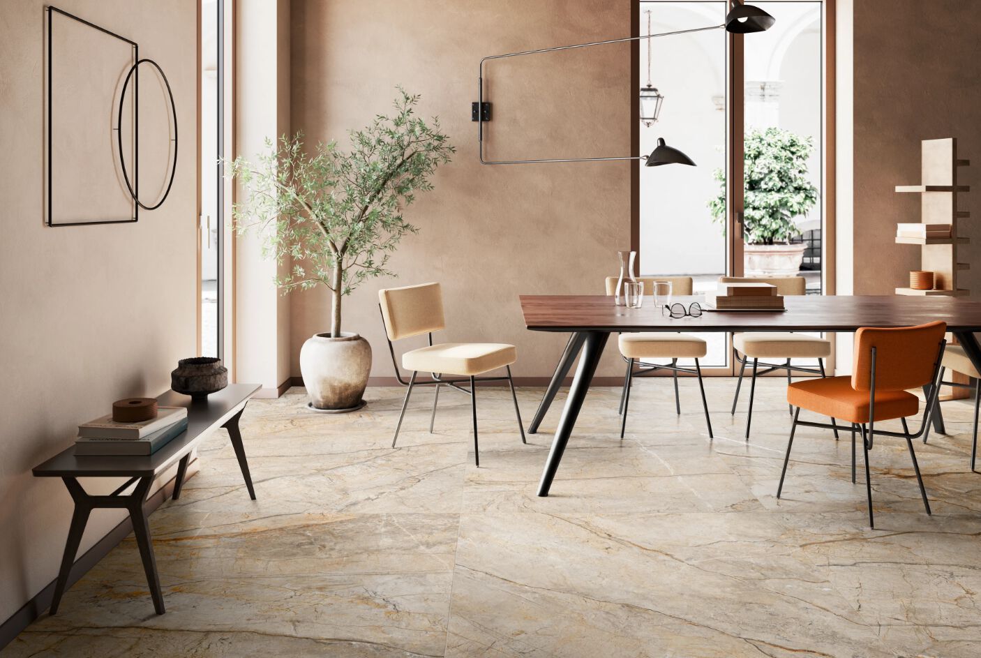 Пол / напольное покрытие из керамогранита с мраморным эффектом Imola THE ROOM ARCH-00073362 - Вид №59