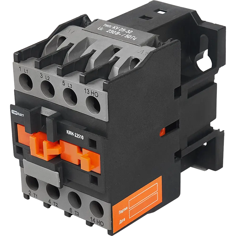 Контактор TDM Electric КМН-22510 для управления мощными нагрузками 25А 84399599 STLM-0049365