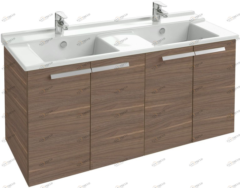 EB1283-E16 Мебель под раковину-столешницу 120 см, 4 дверцы Jacobdelafon STRUKTURA Santreyd