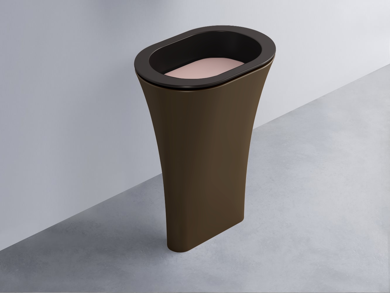 AMLA65-LV+AMPILO-CP+AMCOLO-CA Раковина Amedeo Ovale отдельностоящая cielo Enjoy + Amedeo Ceramica Cielo