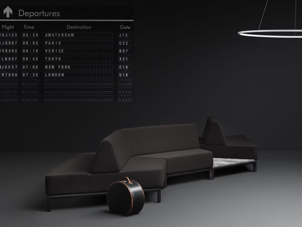 Модульный тканевый диван PIAVAL CAMEO-Contract ARCH-00005481 - Вид №1