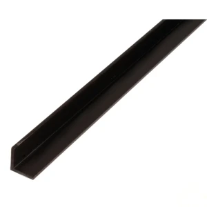 Уголок ПВХ 15x15x1.2x1000 мм цвет черный