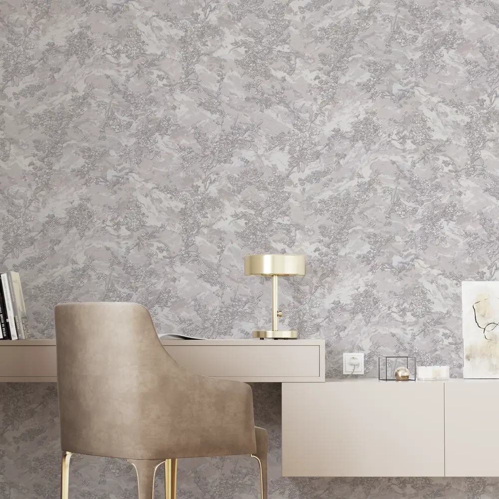 Флизелиновые обои Palitra Planet Lili в бежевых тонах 89373838 STLM-0823657 - Вид №3