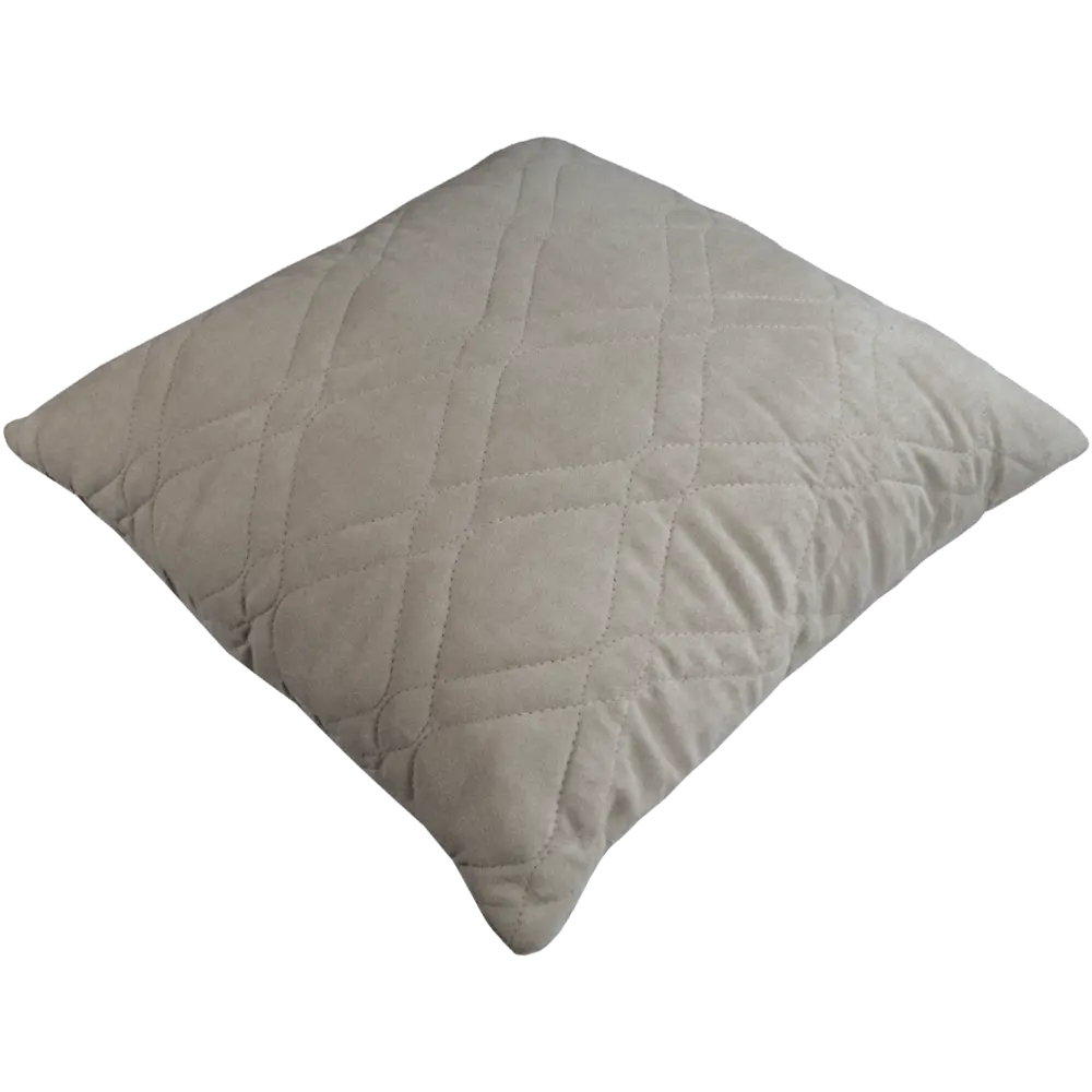 LINEN WAY Декоративная подушка 43x43 см в кофейных тонах с замшевой текстурой 83022397 STLM-1071387 - Вид №1