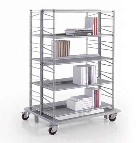 Caimi Brevetti Открытый отдельно стоящий офисный книжный шкаф из металла Socrate sun-id-1382510 - Вид №3