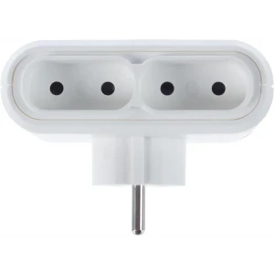 Разветвитель Legrand 4 розетки без заземления 6 А цвет белый