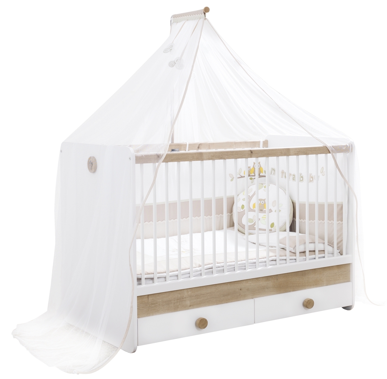 Балдахин на детскую кроватку Natura Baby CILEK NATURA BABY 00-3832091 Белый Santreyd  - Вид №1