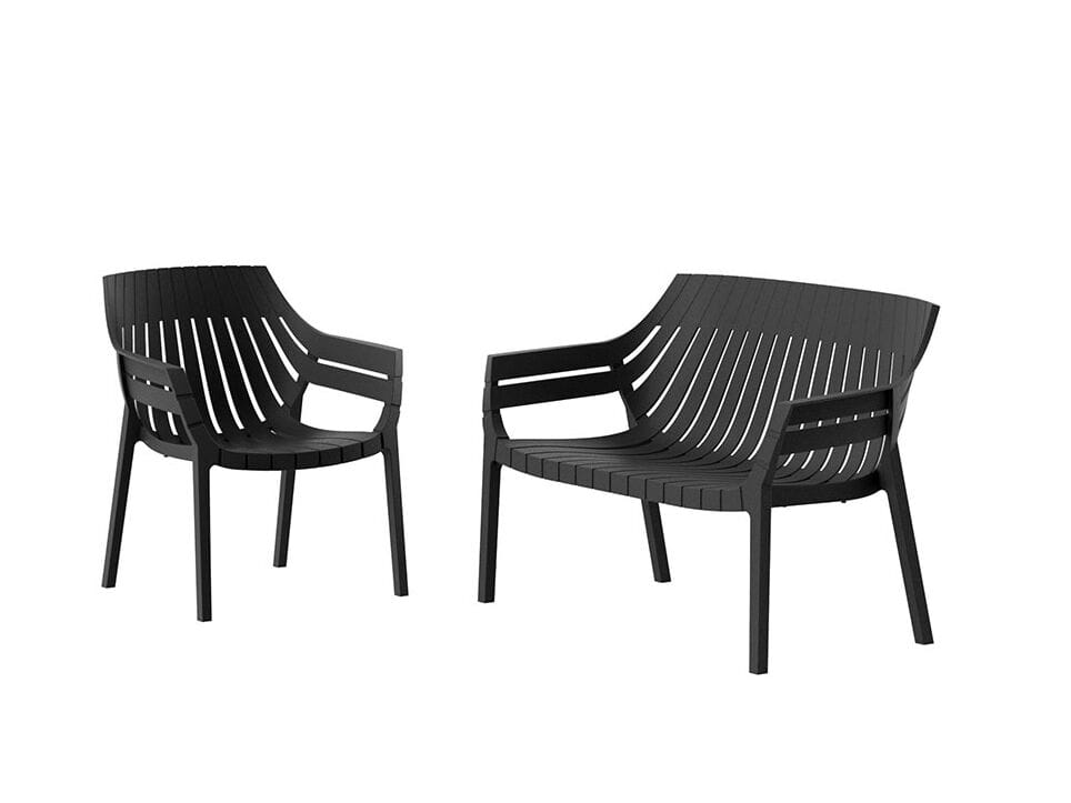 2-местный полипропиленовый садовый диван Vondom Spritz ARCH-00147635 - Вид №3