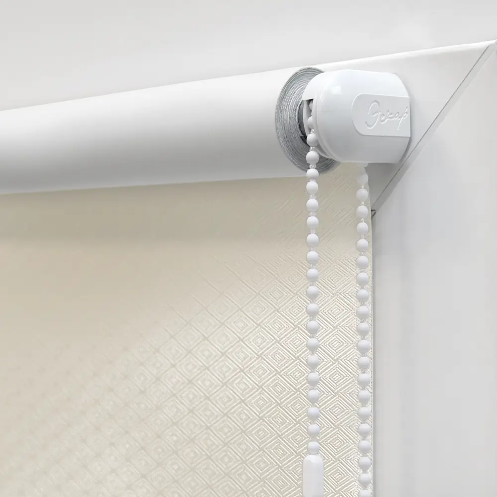 Штора рулонная блэкаут Ромб 100x160 см бежевая ЭСКАР STLM-2173858 - Вид №1