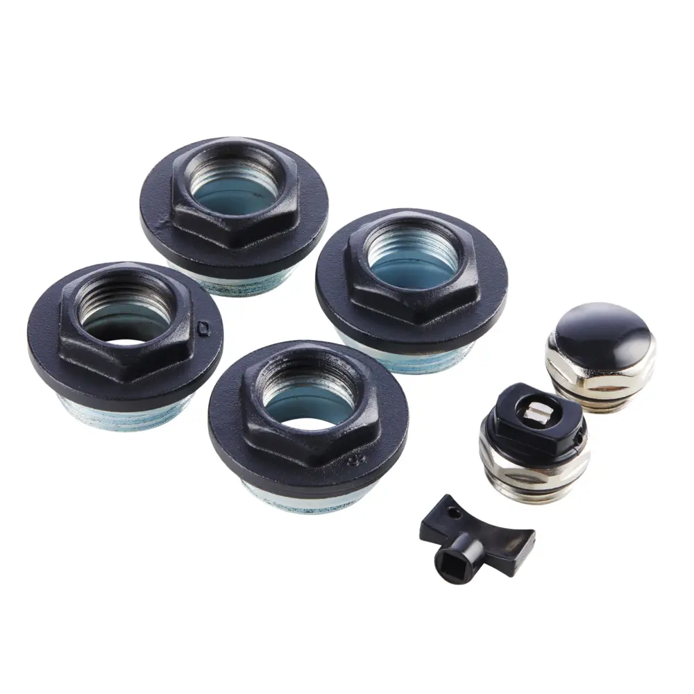 Монтажный комплект для радиатора Royal Thermo 1/2" сталь черный 7 шт STLM-2017549 - Вид №3