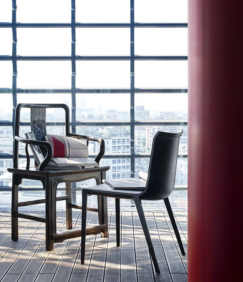 B&B Italia Кожаное кресло  Ct49n  - Вид №5