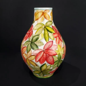 Ваза с росписью «Осенние листья»