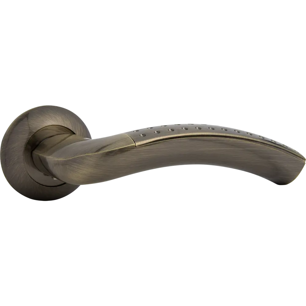 Ручка дверная на розетке Intro RM ABG6, цвет бронза FUARO STLM-2011766 - Вид №1