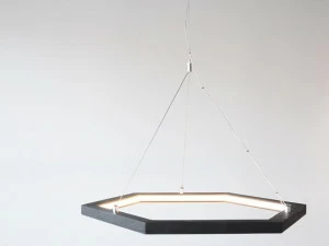 hollis+morris Led подвесной светильник из массива дерева Hexagon