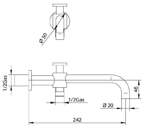 386374SS Излив Bandini Stel Santreyd  - Вид №1