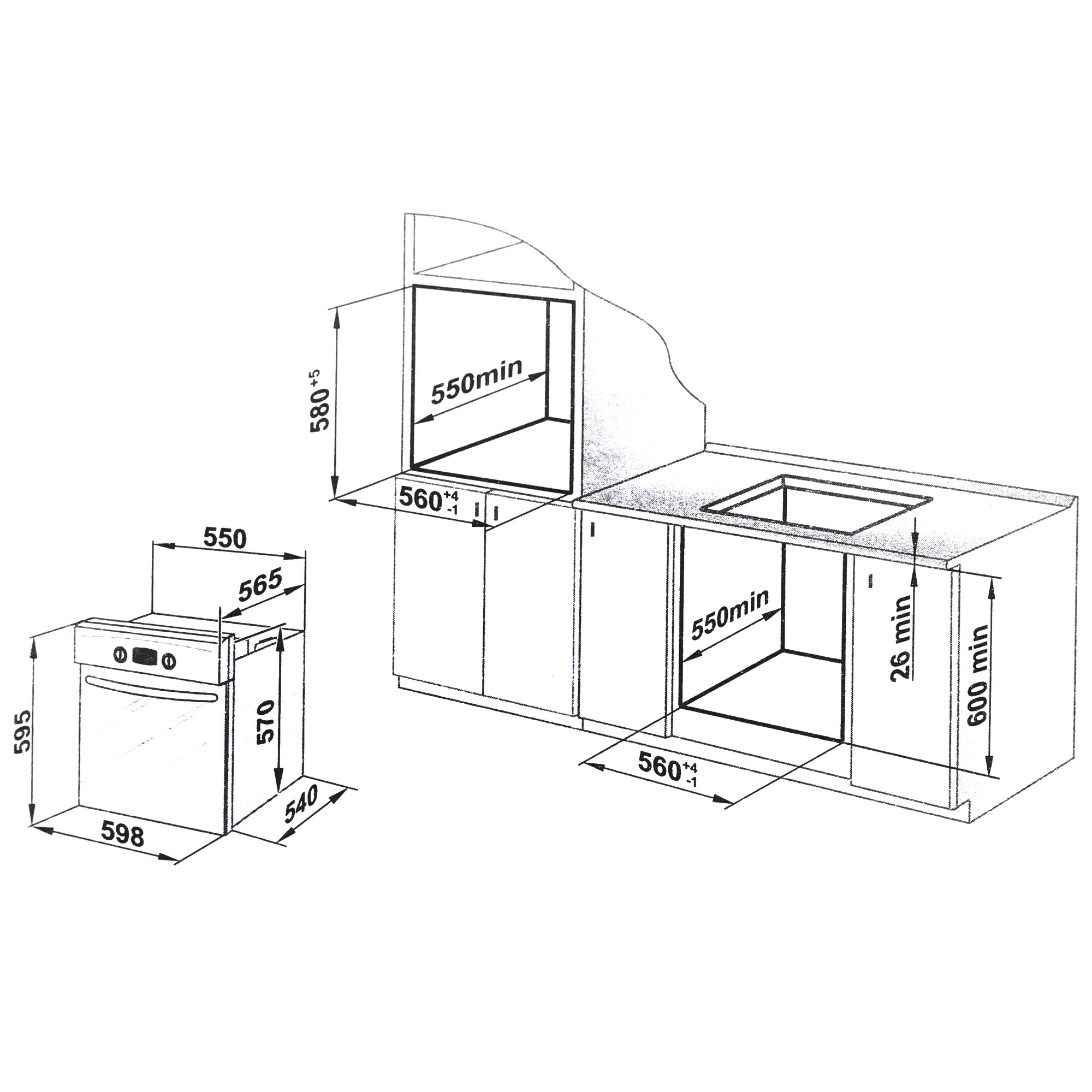 1115637 Электрический духовой шкаф Gefest ЭДВ ДА 602-01 Н1 серебристый STDN-0007374 - Вид №9