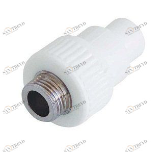 Муфта комбинированная KALDE D20х1/2" НР белая 3222NMO200B00