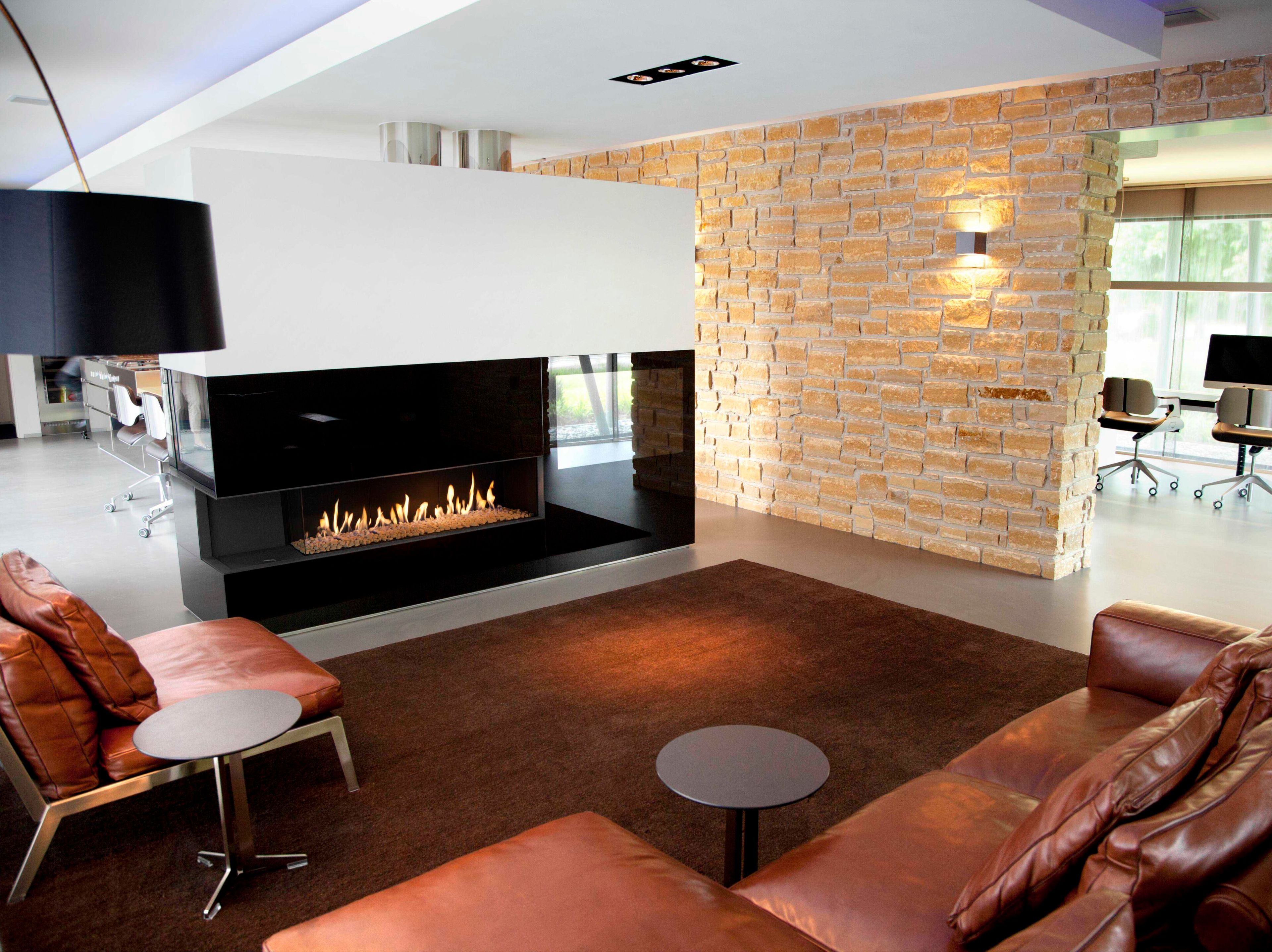 Газовый угловой камин KALFIRE G125/37C ARCH-00021523 - Вид №1